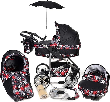 3 seater pushchair