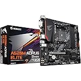 Gigabyte A520M AORUS Elite (AMD Ryzen AM4/MicroATX/5+3 Phases Digital PWM/Gaming GbE LAN/NVMe PCIe 3.0 x4 M.2/2 Display Inter