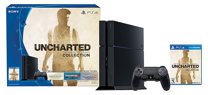 Sony Playstation 4 Konsole - Uncharted: The Nathan Drake Sammlung Bundle (Physical Disc) [Nicht mehr] 1 500GB schwarz