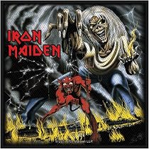 Iron Maiden Number Of The Beast Black Patch : Iron Maiden: Amazon