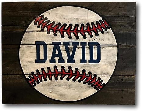 baseball nursery wall decor