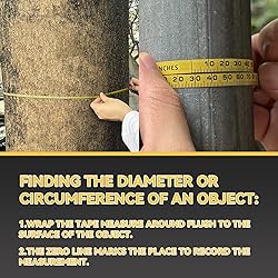 Pi Diameter Circumference Tape Measure - Imperial