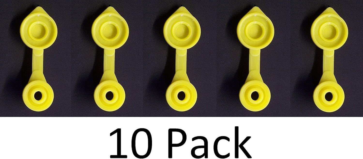 JSP Manufacturing Pick a Pack Yellow Fuel Gas Can Vent Cap Chilton Briggs Rotopax Gott Anchor Multipack Pricing (10): Garden & Outdoor