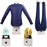 BELLAIRON Automatic Ironing Machine for Clothes, Hot-Air Garment Finisher and Hands-Free Wrinkle Remover for Shirts and Pants, White, Model MX-ID-5