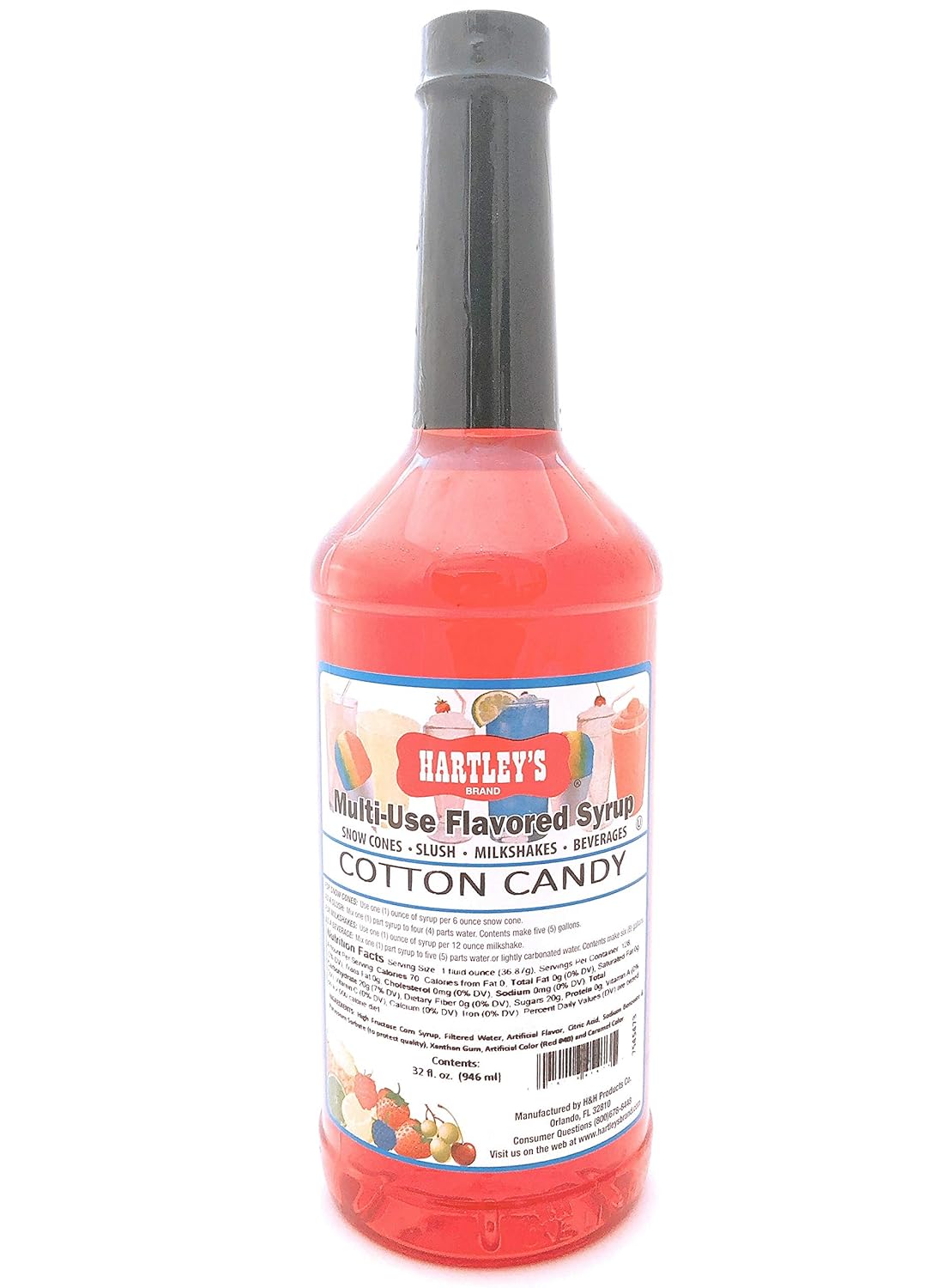 Hartley's COTTON CANDY Flavor Syrup