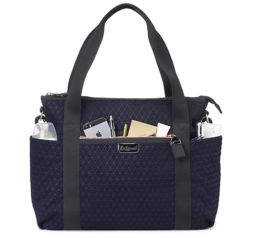 navy pram bag