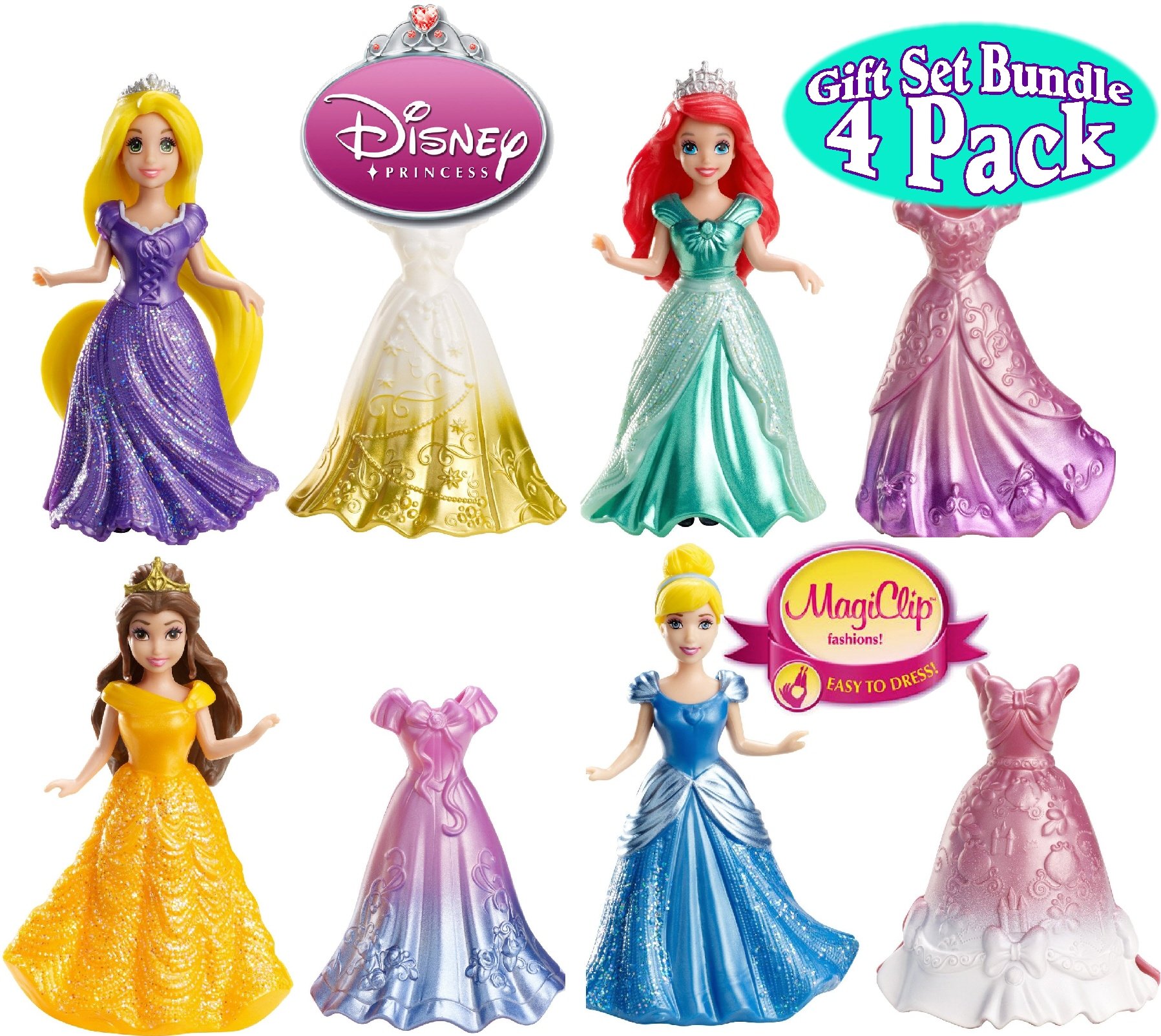 Cinderella Disney Princess Clip On Dresses Disney Princess