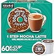 The Original Donut Shop Mocha One-Step Latte, Single Serve Coffee K-Cup Pod, Flavored Coffee, 60 Count (6 Packs of 10)