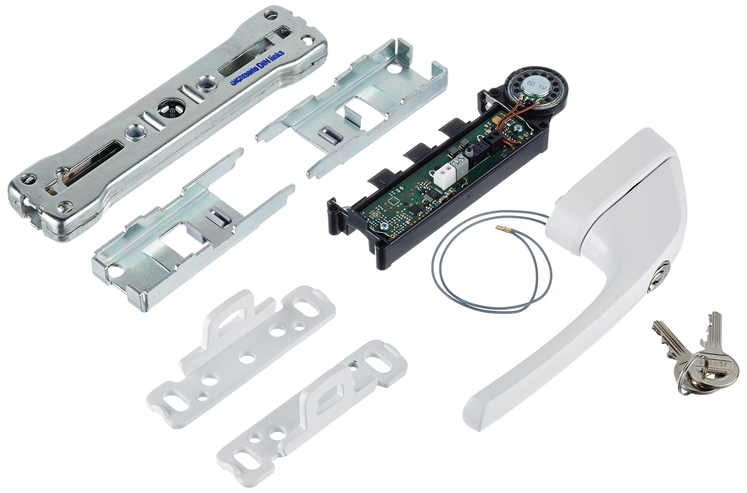 Abus Stable Window Bar Lock with Alarm FOS550 A, 07301