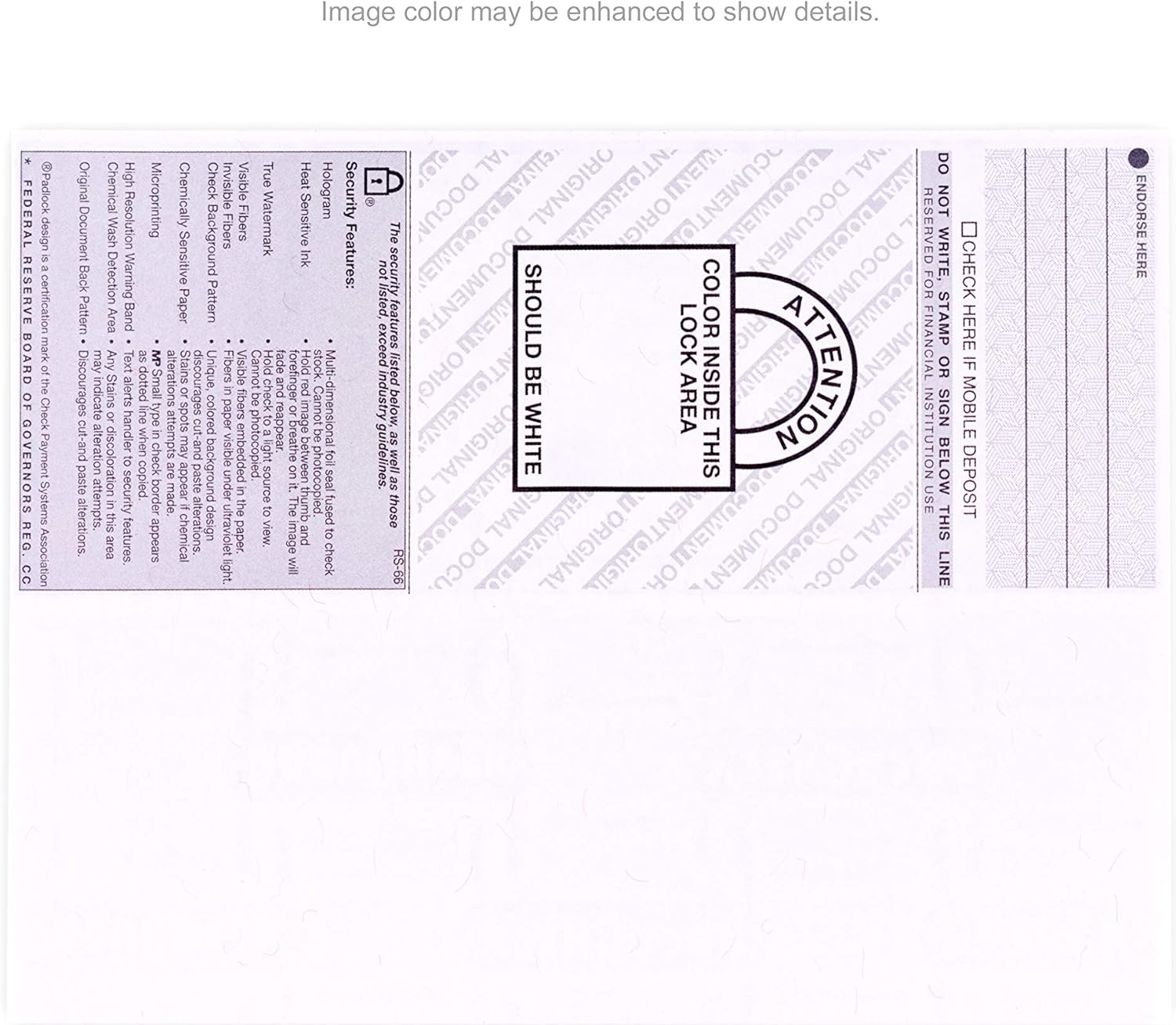 Blank Hologram Premium Computer Checks, Top High Security Laser Checks with Perforated Vouchers, Qty. 500 Blue Green : Office Products