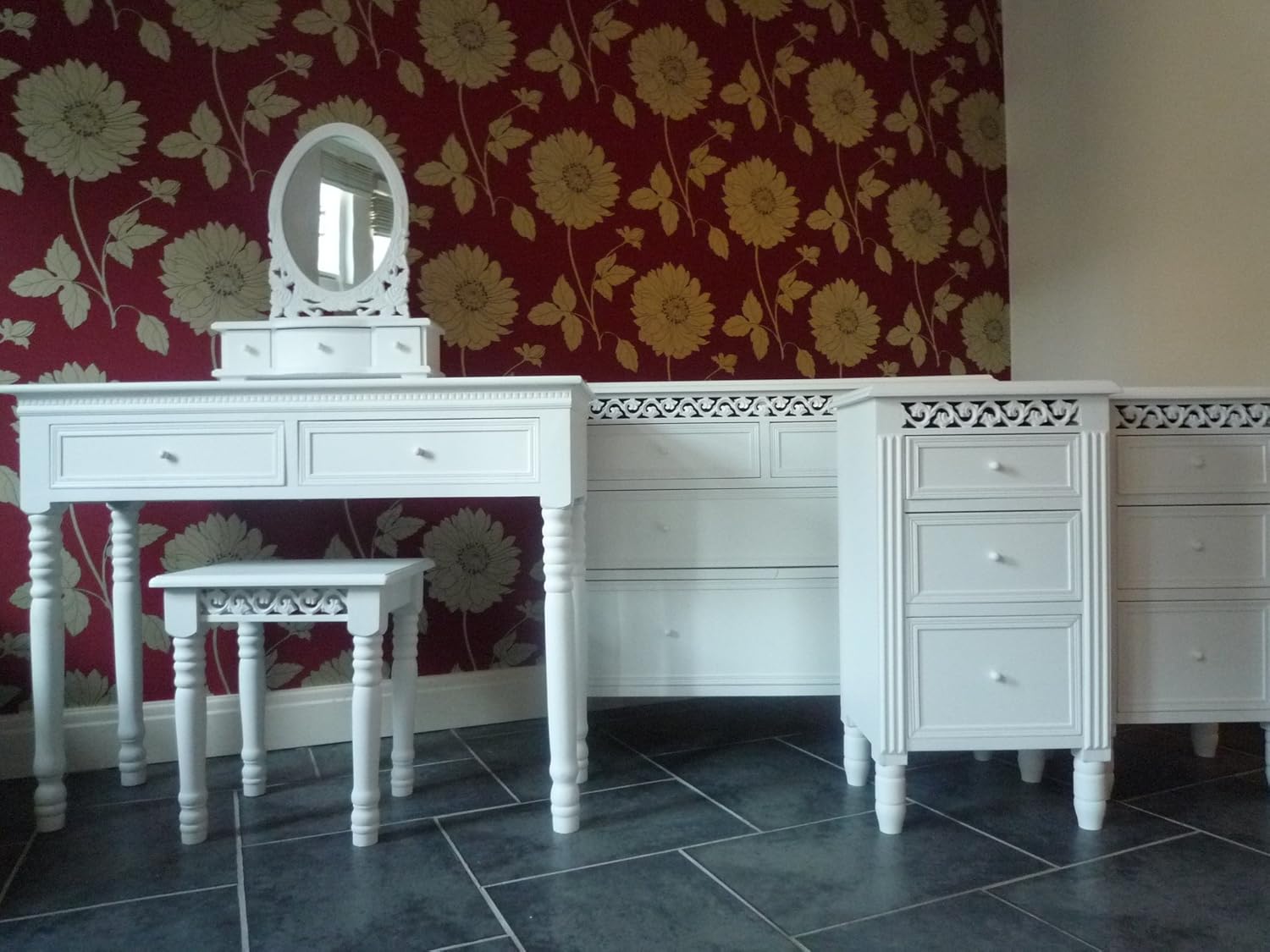 Belgravia Dressing Table Mirror Stool Bedside Drawers And 2 2