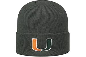 Top of the World NCAA Men's Cuffed Knit Hat Charcoal Icon