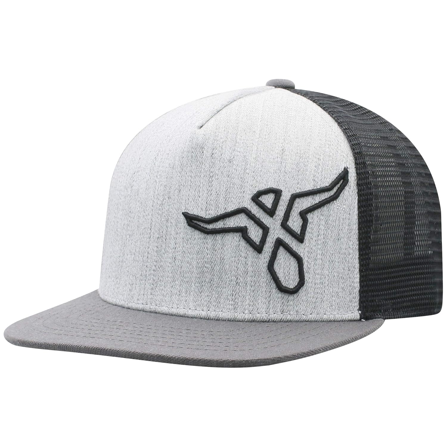 men's flat bill trucker hats