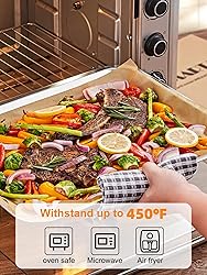 SMARTAKE 200 Pcs Unbleached Parchment Paper Baking