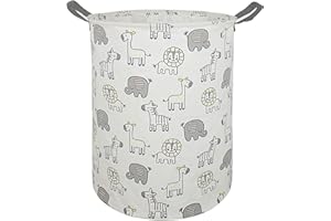 MAIZMZ Kids Hamper Baby Storage Bins Gift Toy Box Organizer Nursery Waterproof Laundry Basket Large Canvas Collapsible Chest for Boys Girls Bedroom Closet Shelf Room Decor