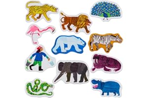 Little Folk Visuals Polar Bear, Polar Bear, What do You Hear? Precut Flannel/Felt Board Figures, 11 Pieces Set