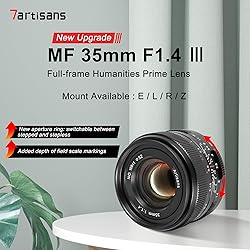 7artisans 35mm F1.4 Mark Ⅲ Full Frame Manual