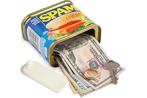 BigMouth Inc Fake SPAM Can Diversion Safe - Hidden Safe for Money Stash - Secret Compartment and Hidden Storage Fun Gag Gift Prank & Book Safe Alternative - 3"x3"x4.5"