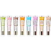 Ruby Kisses Broadway Vita-Lip Clear Lip Gloss (8 Pack), Ultra-Hydrating & Soothing Formula with Vitamins, High-Shine Non-Sticky Finish Lip Balm with Mint, Rosehip, Coconut, Mango, Argan, Honey, Shea