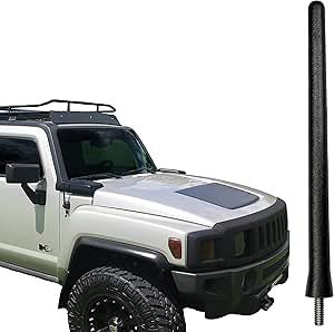 thumbnail image 2 of Antenna Fits Toyota Highlander (2001-2013) 13 3/4 Inch Short Rubber Antenna - USA Threading - Carwash Proof - Internal Copper Coil 2 of 14
