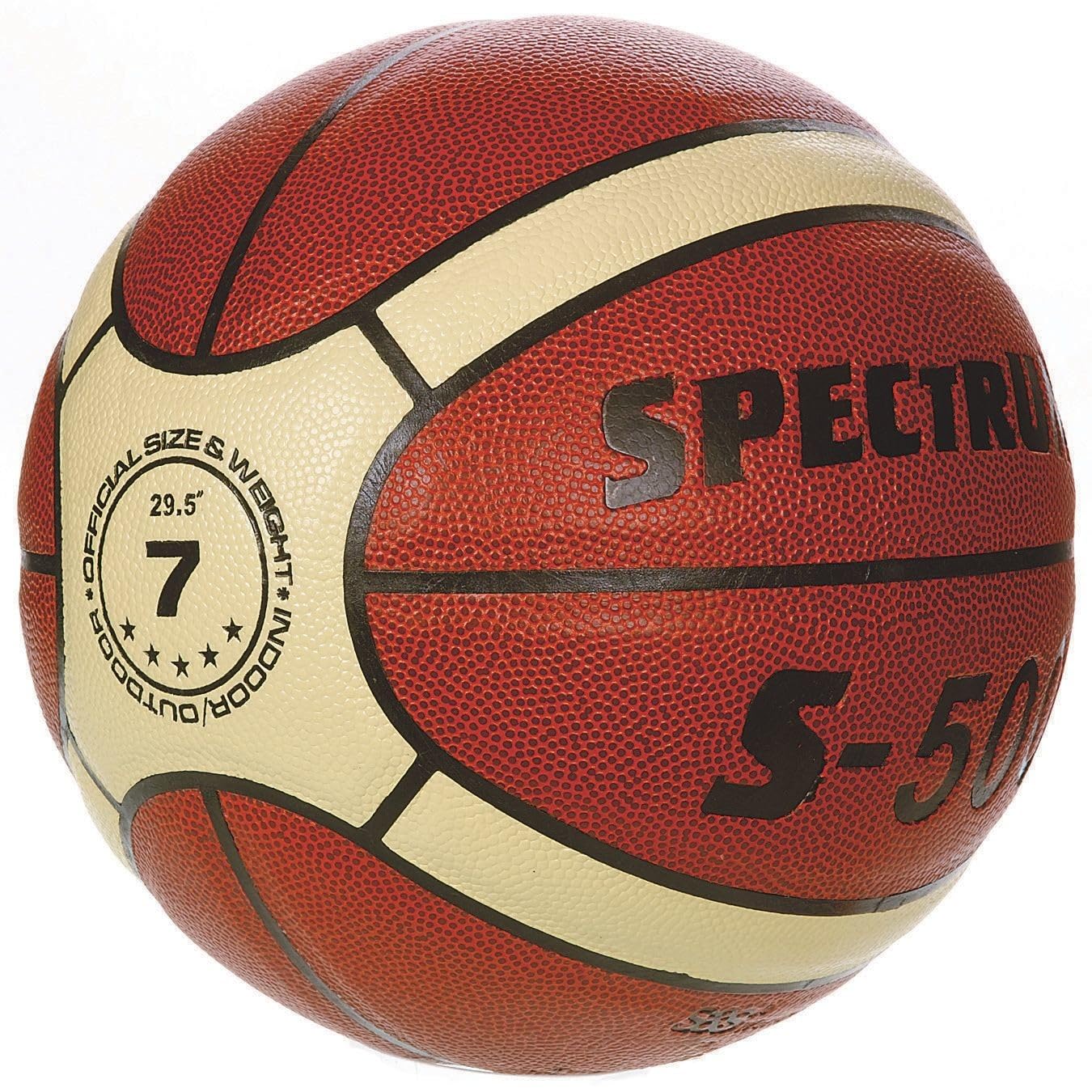 Photo 1 of S&S Worldwide Official Size S-500 Composite Basketball for Competitive Play Indoors and Outdoors. 29.5" Circumference.