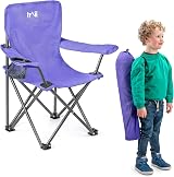 Trail Outdoor Leisure Eagle Kids Camping Chair Purple 2-6 Years Portable