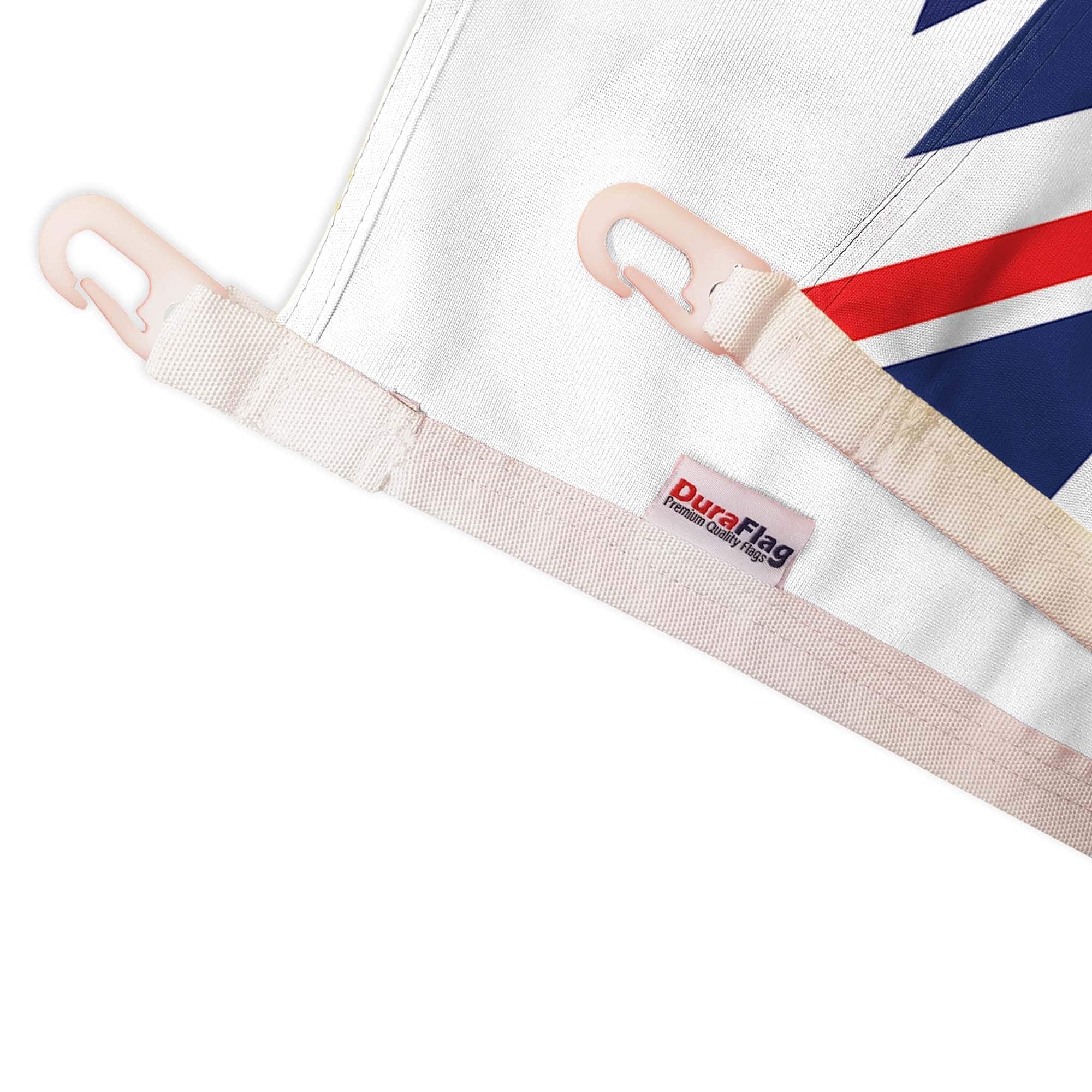 DuraFlag Australia Navy Ensign 5ft x 3ft Flag Premium Quality with Clips Reinforced Stitching Heavy Duty Polyester 150cm x 90cm Military Naval Ensign