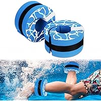 Swim Aquatic Cuffs,Updated High-Density EVA Water Aerobics Float Ring Fitness Pool Exercise Weights Set, Water Ankles Arms Be