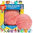 Poke Monster Bath Bomb for Kids with Surprise Toys Inside (Gift Set) - Large Bubble Bath Bombs for Boys & Girls - Skin-Safe, Made in USA, Fruity Scents, Birthday Gift by Two Sisters