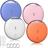 Air Tracker Tags-4 Pack, Smart Tag Work Compatible with Apple Find My (iOS Only), Bluetooth Tag Item Finders IP68 Waterproof Replaceable Battery for Wallet, Luggage, Backpack, Key, 4 Colors