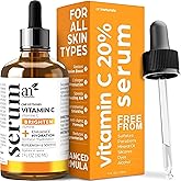 artnaturals Anti-Aging Vitamin C Serum - (1 Fl Oz / 30ml) - with Hyaluronic Acid and Vit E - Wrinkle Repairs Dark Circles, Fades Age Spots and Sun Damage - Enhanced 20% Vitamin C