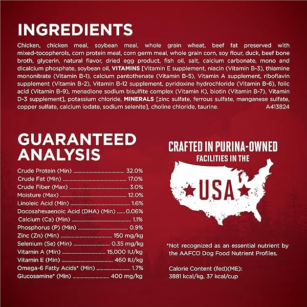 PURINA ONE TRUE INSTINCT WITH REAL CHICKEN AND DUCK HIGH PROTEIN PUPPY FOOD FORMULA NATURAL WITH ADDED VITAMINS, MINERALS AND NUTRIENTS – 7.4 LB. BAG