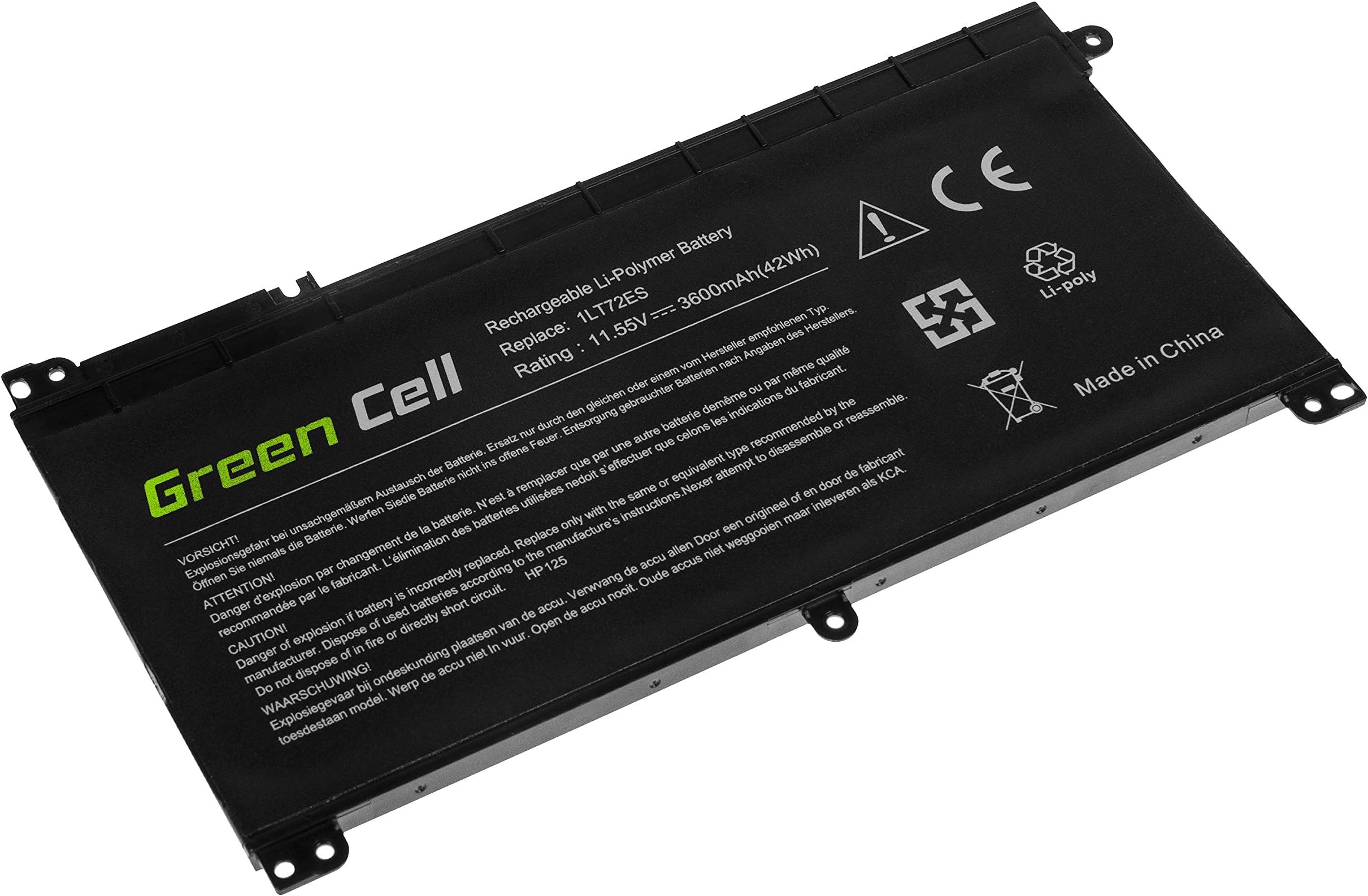 Green Cell® BI03XL ON03XL HSN-I08C HSTNN-LB7P HSTNN-UB6W TPN-W118 843537-421 843537-541 BI03 Laptop Battery for HP Pavilion x360 11-U 13-U M3-U HP Stream 14-AX 14-CB