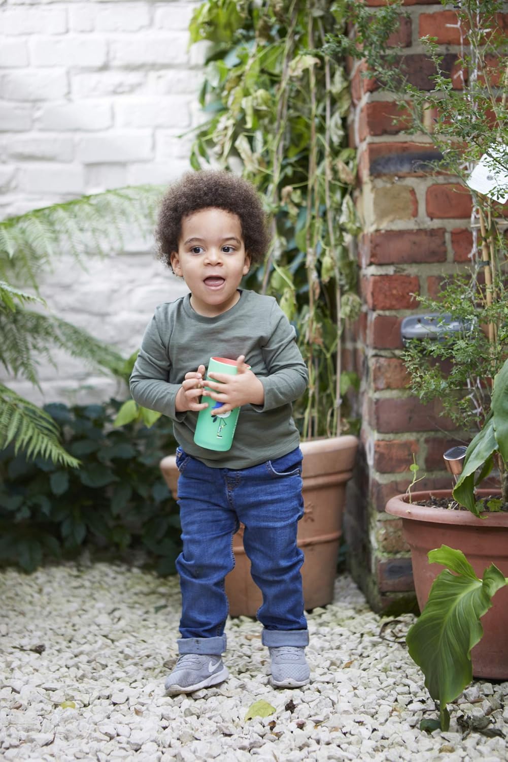 Tommee Tippee Spill-Proof Insulated Easiflow 360 Degree Cup, Boy - 12M+, 2ct, Lt. Blue & Green : Baby