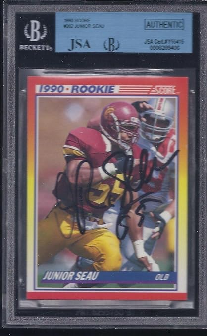 junior seau signed football