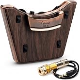GUITTO Acoustic Guitar Pickup, Dual Microphone &amp; Piezo Soundhole Double System for Classical and Acoustic Guitars with EQ Adjustment, GGP-01