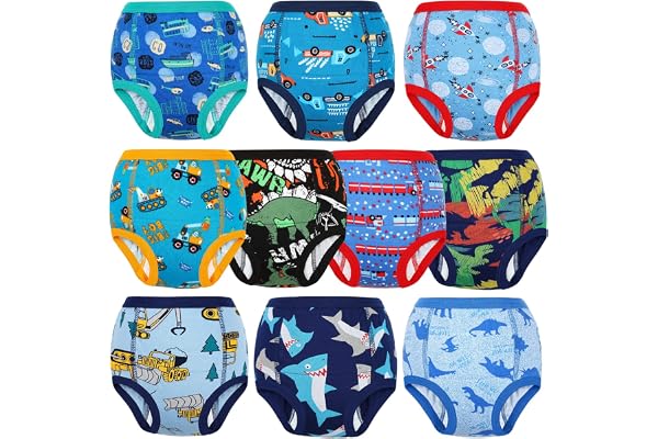 MooMoo Baby Training Pants Customized Toddler Training Underwear for Baby Girl and Boy 6 Layers