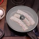 TheStriven 3 Piece Mesh Splatter Screen Stainless Steel Splash Guard Fry Pan view 6