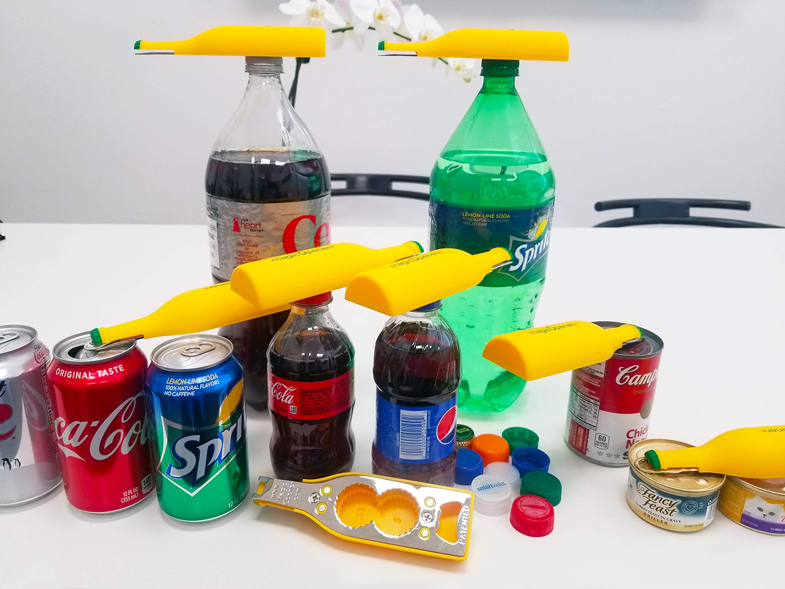 Open Soda & Water Plastic Caps EZ Bottle Opener Soup Pull Tab