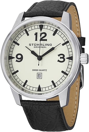 Stuhrling Original Aviator Tuskegee Condor - Reloj de Cuarzo ...