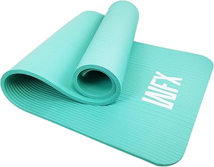 Tappetino Da Ginnastica Extra Spesso Dimensioni 183x61 X2 0 Cm Tappeto Da Fitness Pilates Sport In Gomma Nbr Di Alta Qualita Antiscivolo Ipoallergenico Disponibile In Diversi Colori Turchese Amazon It Sport E Tempo Libero