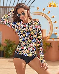 WOWENY Women Rash Guard Sleeveless Swim Shirts UPF