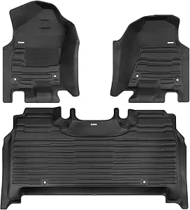 TuxMat Custom Floor Mats For Volkswagen Arteon 2019-2023 - All Weather, Maximum Coverage, Laser Measured (1st & 2nd Rows)