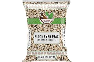 DESI KITCHEN AUTHENTIC INDIAN PRODUCTS Desi Kitchen Black Eye Peas, Dried Cowpeas (Lobhia) 32oz (2lbs) ~ All Natural | Product of USA