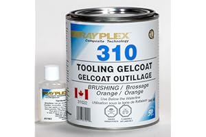 Tooling Gelcoat (Orange) Brushing 946ml Unwaxed c/w Hardener