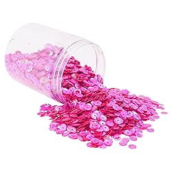 Mandala Crafts 20000 Hot Pink Sequins for Crafts