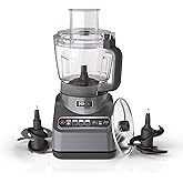 Ninja BN601 Professional Plus Food Processor 1000-Peak-Watts with Auto-iQ Preset Programs Chop Puree Dough Slice Shred with a
