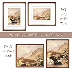 Gdfmsc 8x10 Picture Frame with Mat for