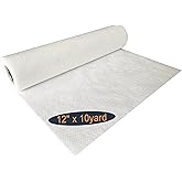 HimaPro No Show Invisible Mesh Machine Embroidery Stabilizer Roll - Light to Medium Weight 1.8 Ounce(12 inch x 10 Yard) - Made of Embossed Nylon