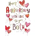 Avant Garde Studios Happy Anniversary To You Both Card - 9 x 6 inches